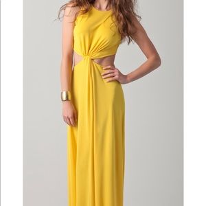 BCBG OLESYA GOWN IN RED